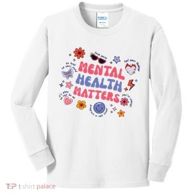 Mental Health Matters Kids Long Sleeve Shirt