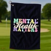 Mental Health Matters Golf Towel thumb 1