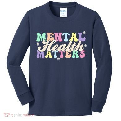 Mental Health Matters Kids Long Sleeve Shirt