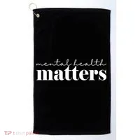 Mental Health Matters Awareness Golf Towel thumb 0