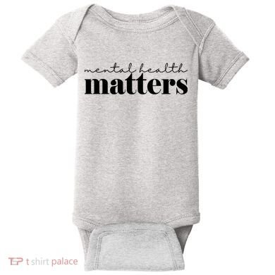 Mental Health Matters Awareness Baby Bodysuit