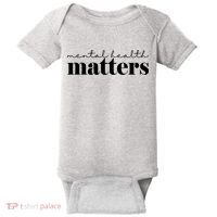 Mental Health Matters Awareness Baby Bodysuit thumb 0