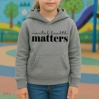 Mental Health Matters Awareness Kids Hoodie thumb 3