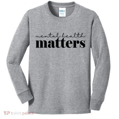 Mental Health Matters Awareness Kids Long Sleeve Shirt