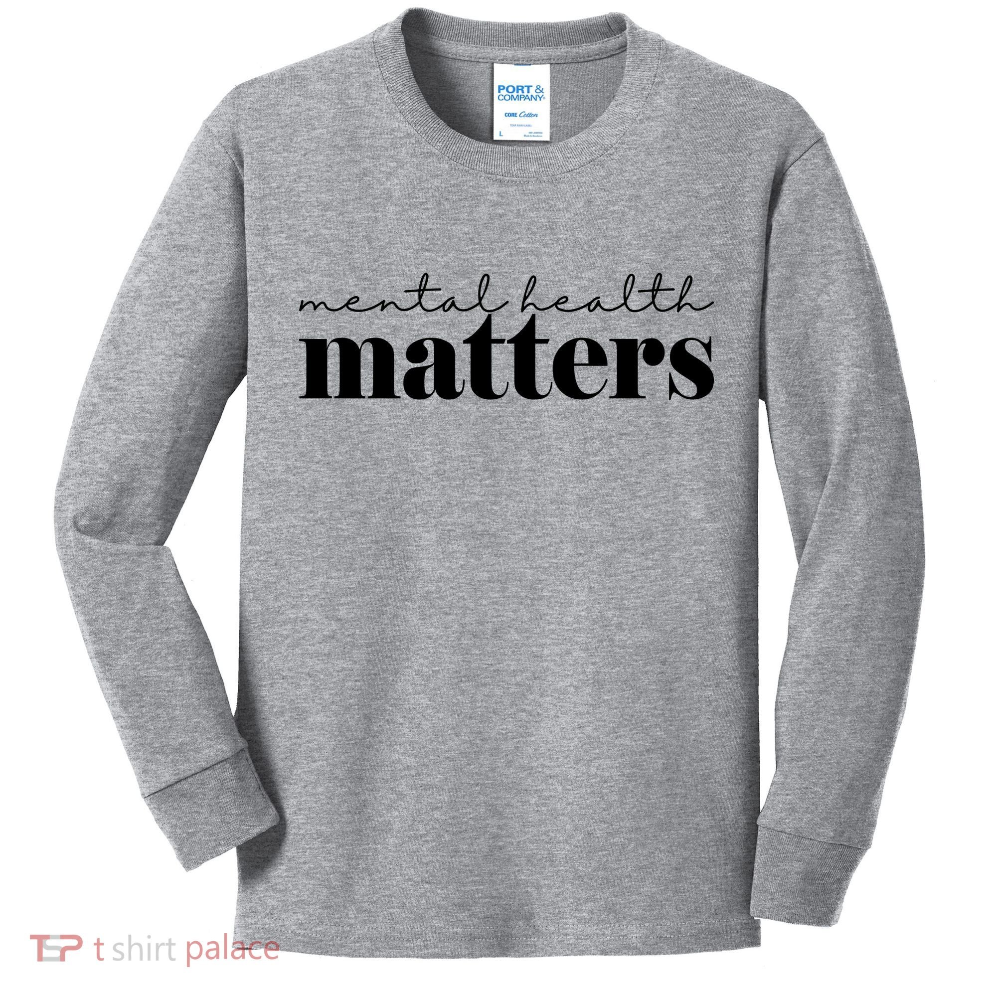 Mental Health Matters Awareness Kids Long Sleeve Shirt