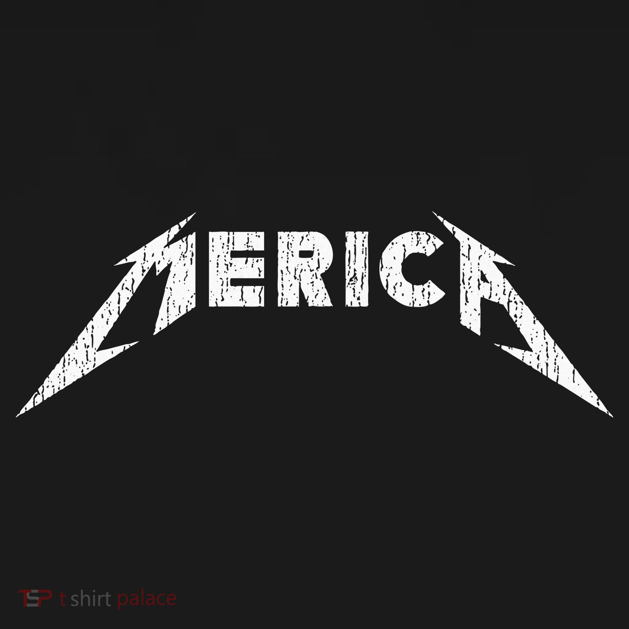 Merica Heavy Metal Style America Doggie Tank