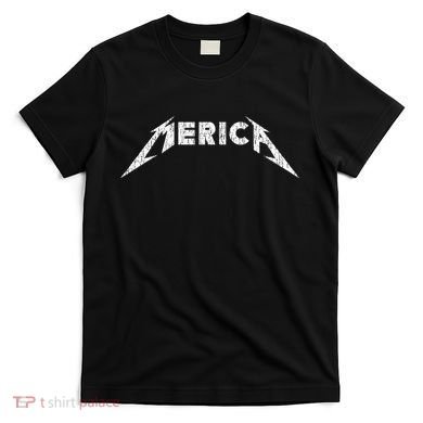 Merica Heavy Metal Style America T-Shirt