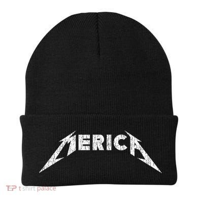 Merica Heavy Metal Style America Beanie