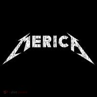 Merica Heavy Metal Style America Mousepad thumb 1