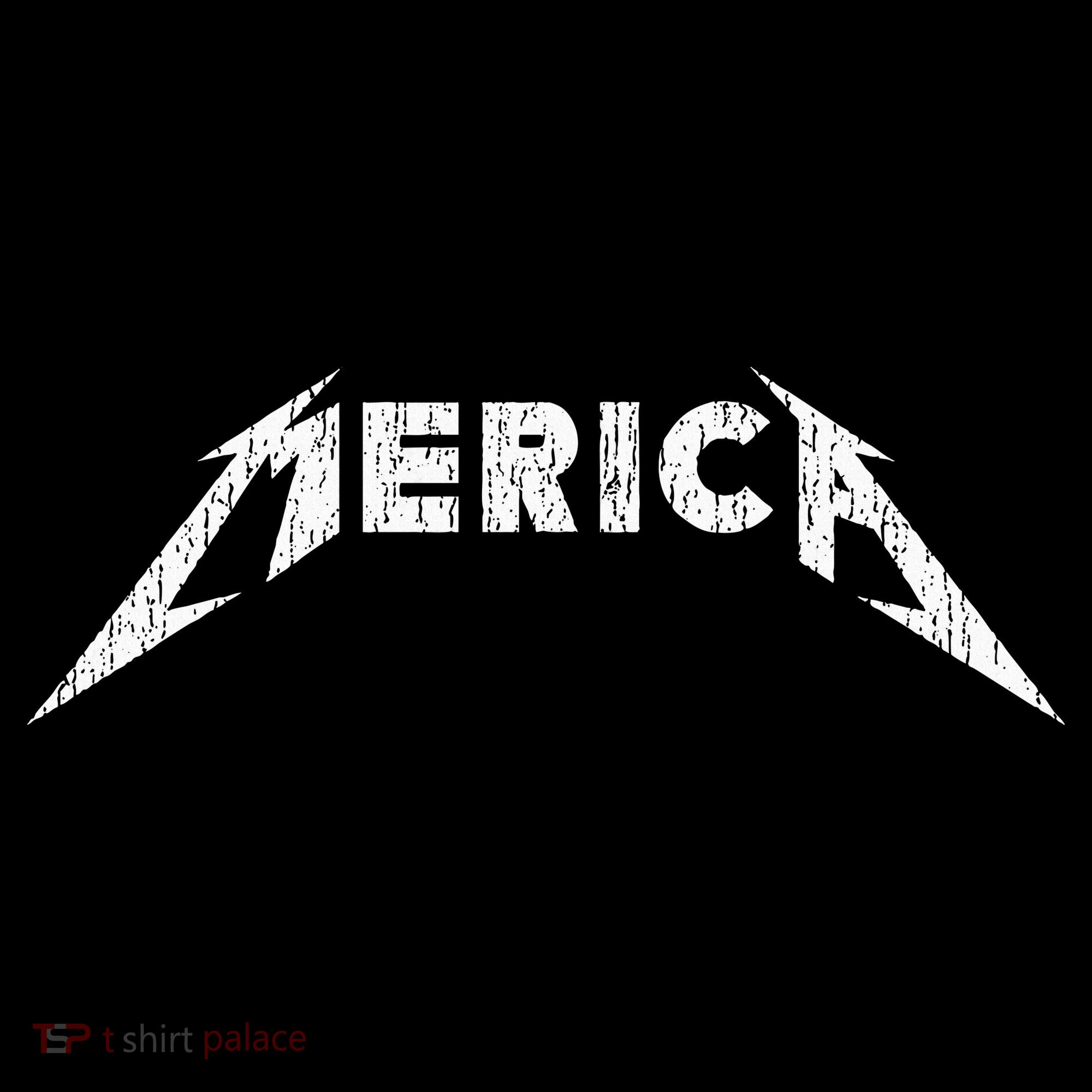Merica Heavy Metal Style America Women's Tank Top