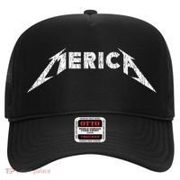 Merica Heavy Metal Style America Hat thumb 0