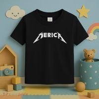 Merica Heavy Metal Style America Toddler T-Shirt thumb 3