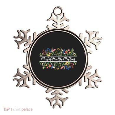 Mental Health Matters Floral Wildflowers Ornament