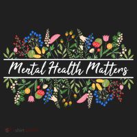 Mental Health Matters Floral Wildflowers Golf Towel thumb 3