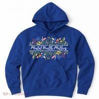 Mental Health Matters Floral Wildflowers Hoodie thumb 0