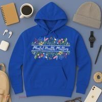 Mental Health Matters Floral Wildflowers Hoodie thumb 3