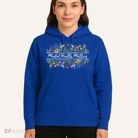 Mental Health Matters Floral Wildflowers Hoodie thumb 5