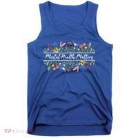 Mental Health Matters Floral Wildflowers Tank Top thumb 0