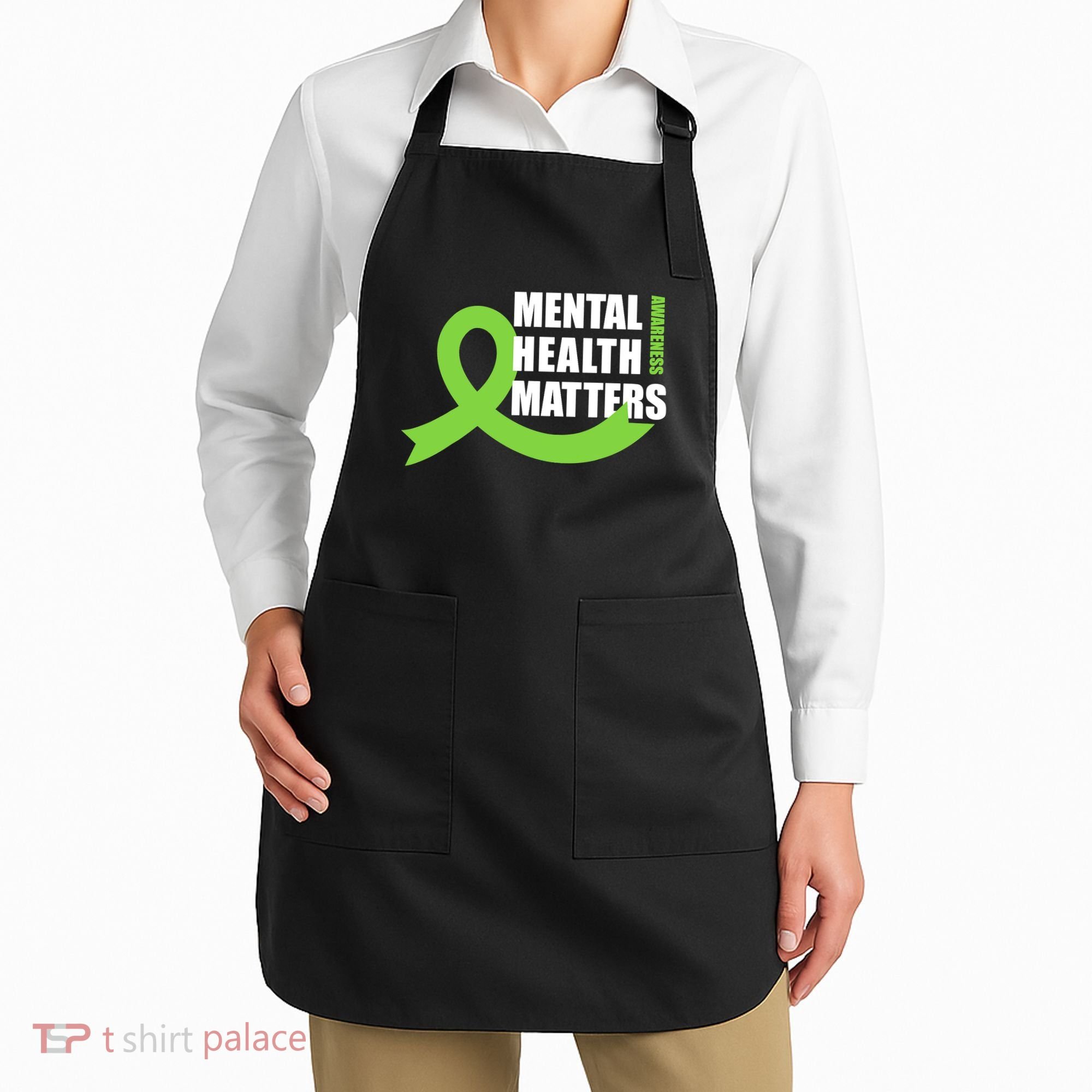 Mental Health Matters Quotes Health Awareness End The Stigma Apron