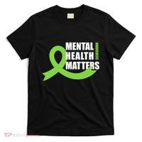 Mental Health Matters Quotes Health Awareness End The Stigma T-Shirt thumb 0