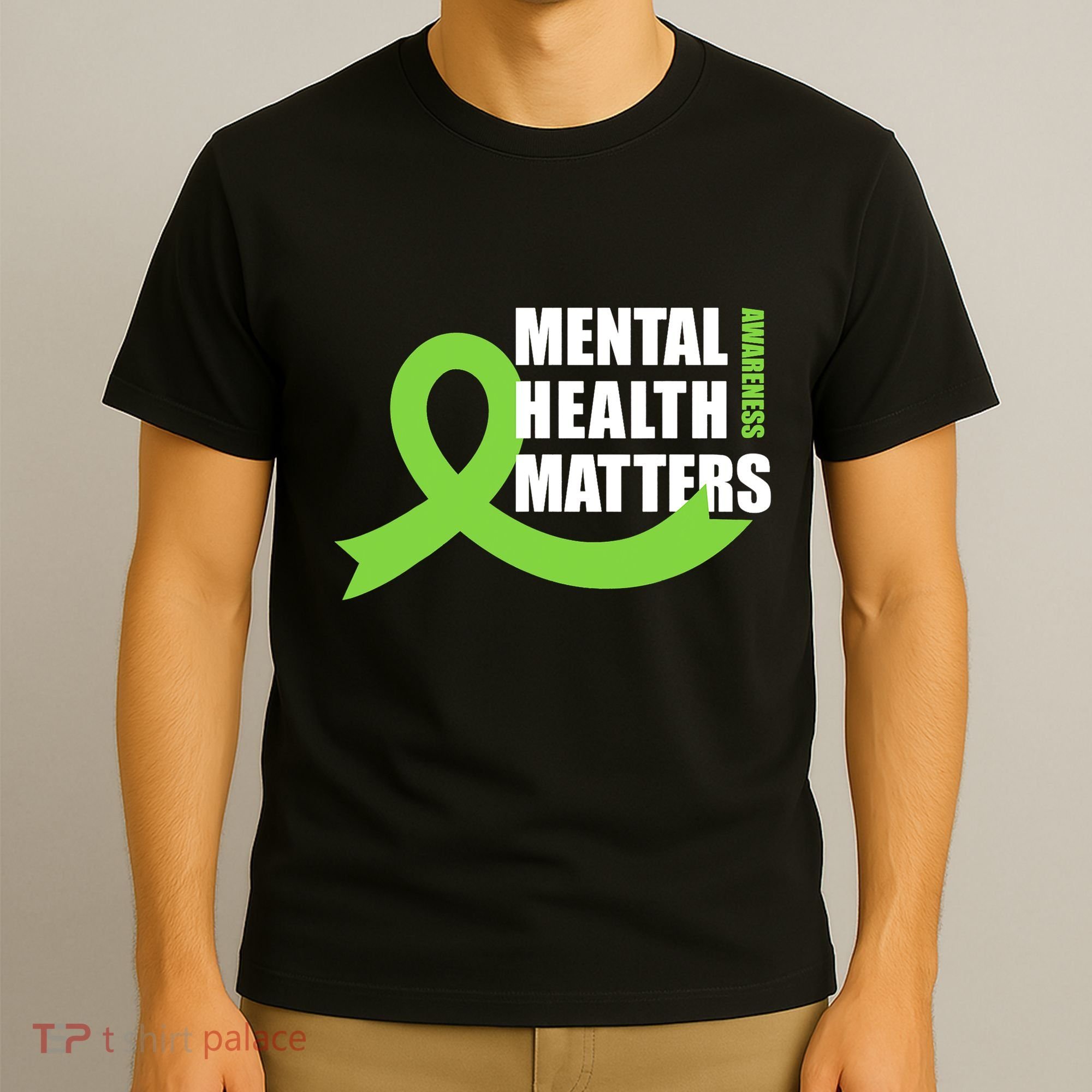 Mental Health Matters Quotes Health Awareness End The Stigma T-Shirt