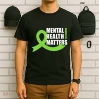 Mental Health Matters Quotes Health Awareness End The Stigma T-Shirt thumb 6