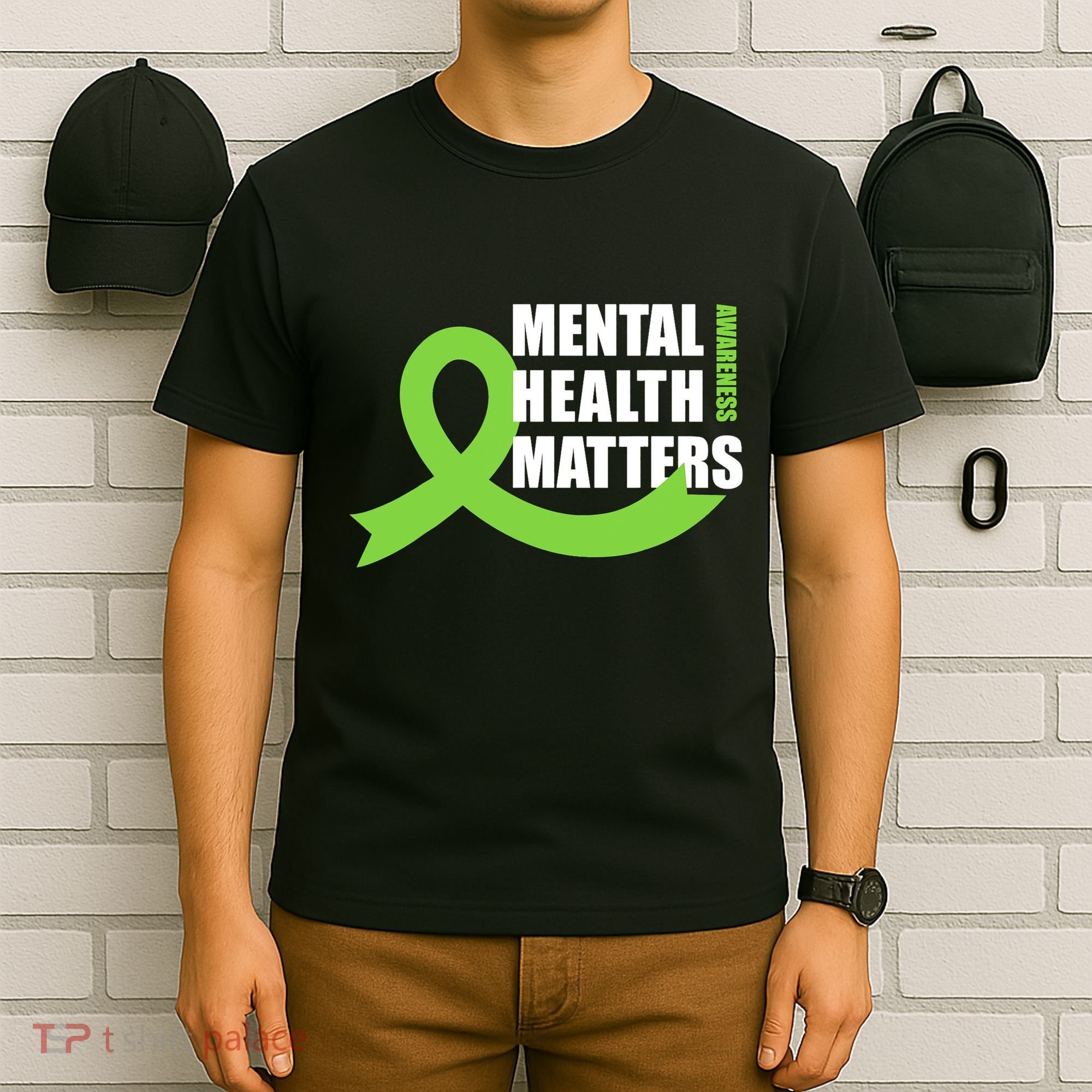 Mental Health Matters Quotes Health Awareness End The Stigma T-Shirt