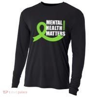 Mental Health Matters Quotes Health Awareness End The Stigma Cooling Performance Long Sleeve Crew thumb 0