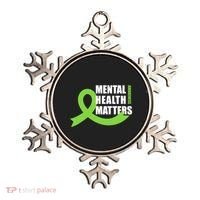 Mental Health Matters Quotes Health Awareness End The Stigma Ornament thumb 0