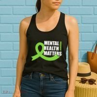 Mental Health Matters Quotes Health Awareness End The Stigma Women's Tank Top thumb 2