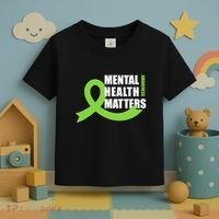 Mental Health Matters Quotes Health Awareness End The Stigma Toddler T-Shirt thumb 3