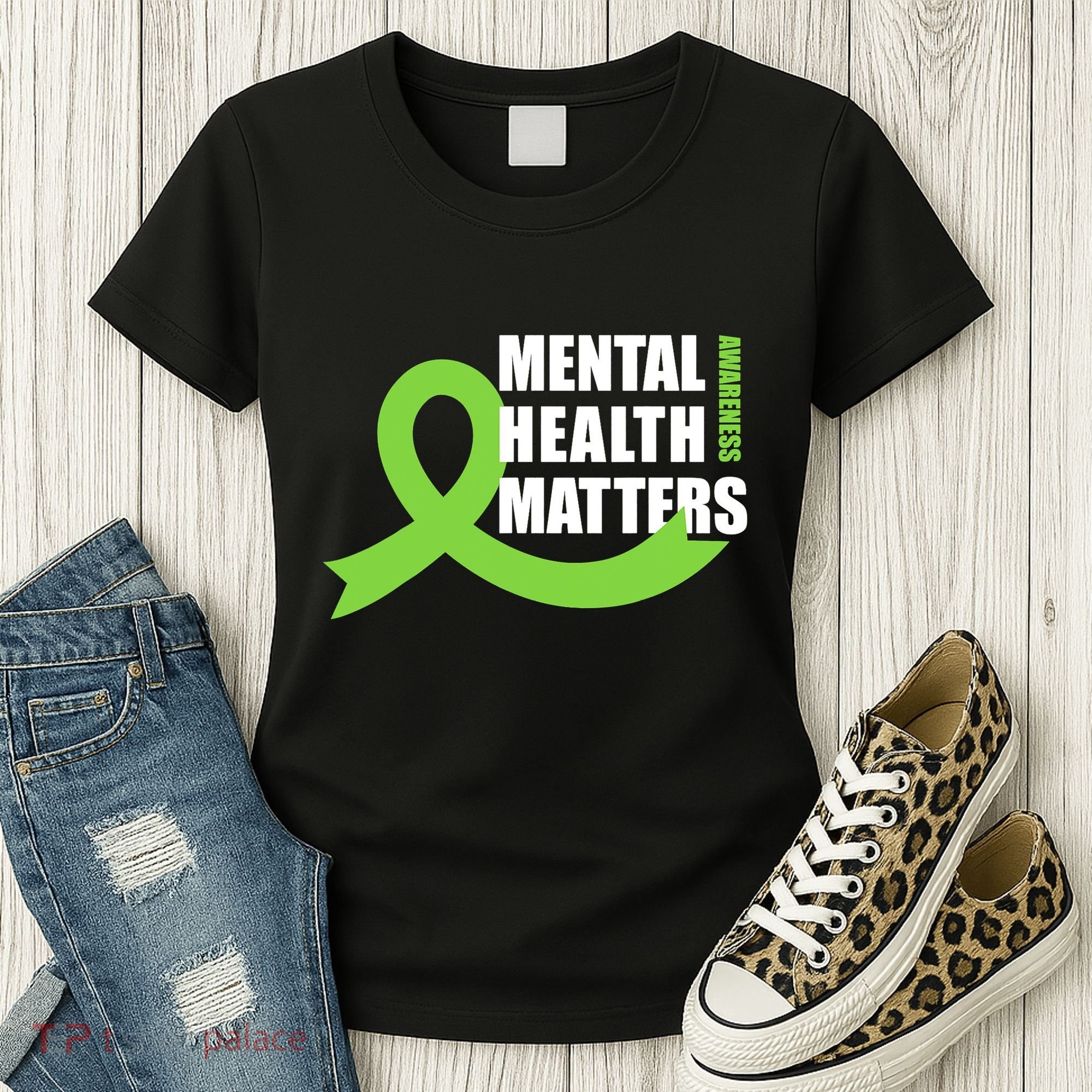Mental Health Matters Quotes Health Awareness End The Stigma Women's T-Shirt