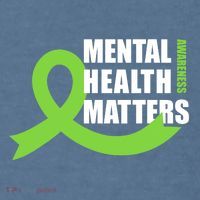 Mental Health Matters Quotes Health Awareness End The Stigma Comfort Colors Garment-Dyed Hooded Sweatshirt thumb 2