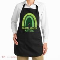 Mental Health Matters Green Rainbow Apron thumb 2