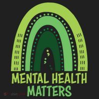 Mental Health Matters Green Rainbow Beanie thumb 2