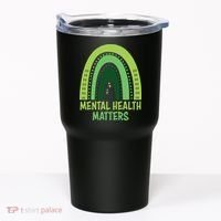 Mental Health Matters Green Rainbow Tumbler thumb 0