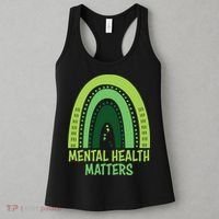 Mental Health Matters Green Rainbow Women's Tank Top thumb 3