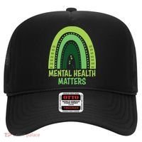 Mental Health Matters Green Rainbow Hat thumb 0