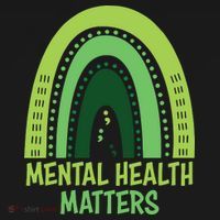 Mental Health Matters Green Rainbow Women's Long Sleeve Shirt thumb 2