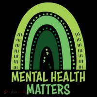 Mental Health Matters Green Rainbow Women's T-Shirt thumb 6