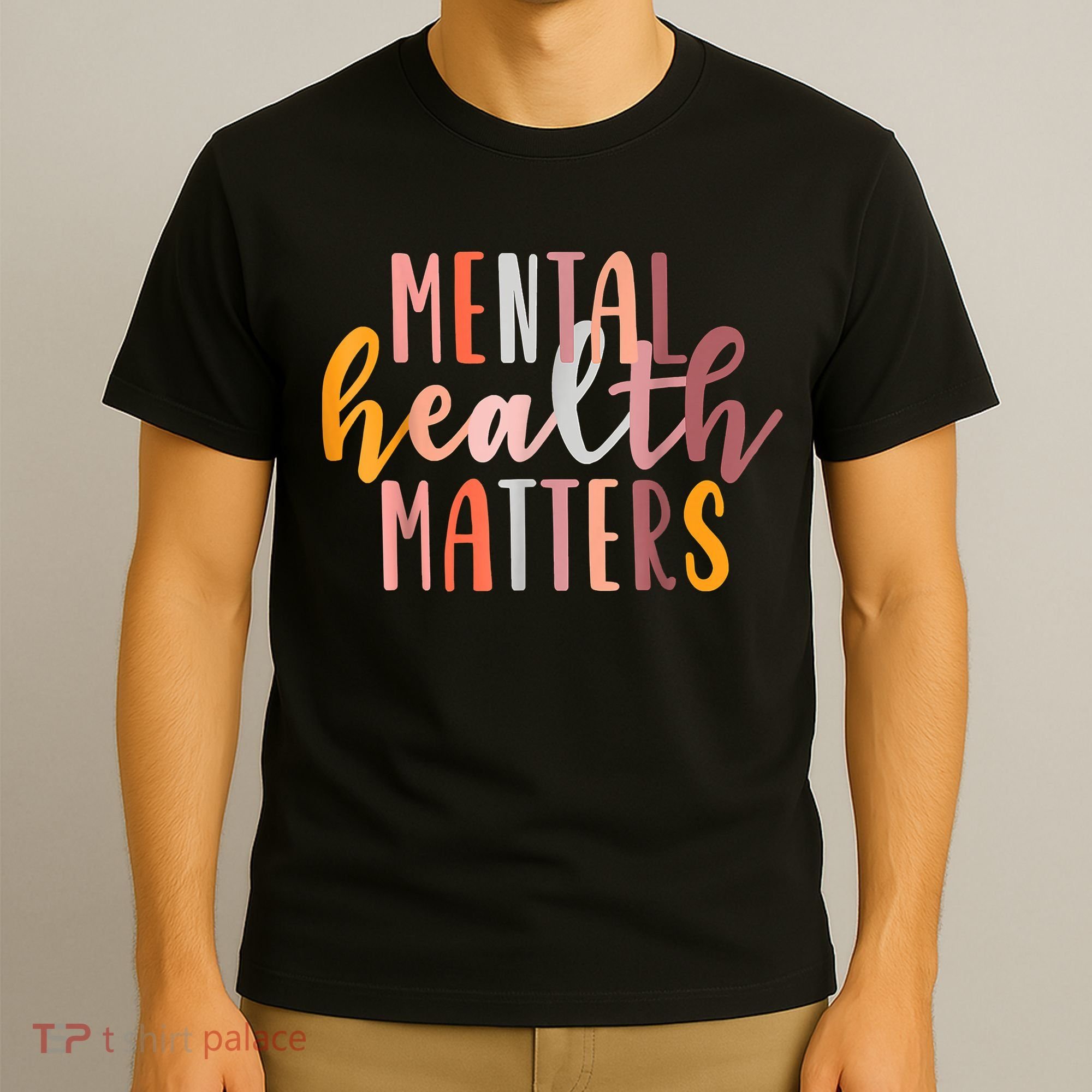Mental Health Matters Human Brain Illness Awareness T-Shirt