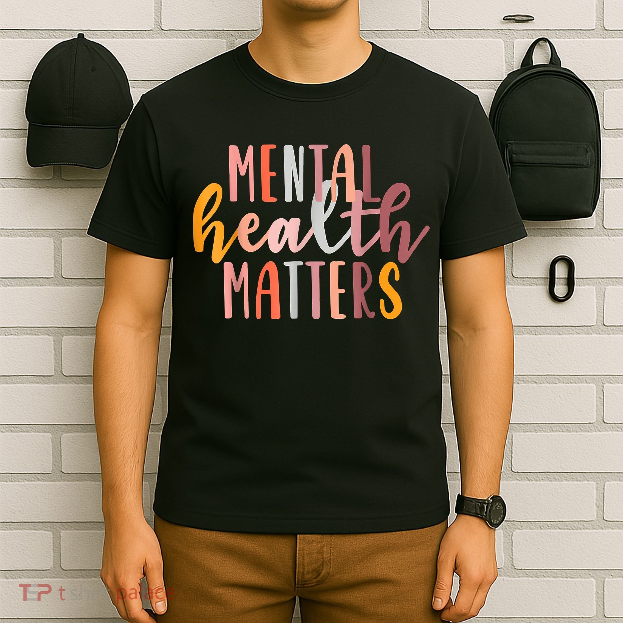 Mental Health Matters Human Brain Illness Awareness T-Shirt