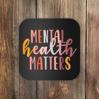 Mental Health Matters Human Brain Illness Awareness Coaster thumb 0