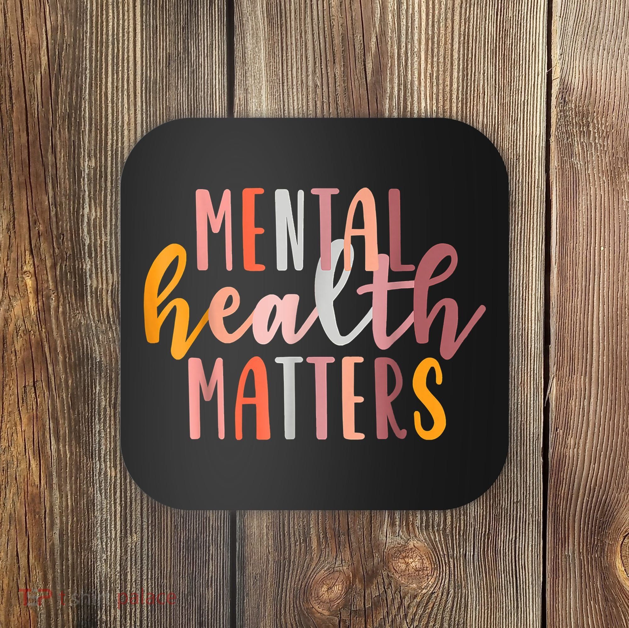 Mental Health Matters Human Brain Illness Awareness Coaster