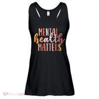 Mental Health Matters Human Brain Illness Awareness Ladies Essential Flowy Tank thumb 0
