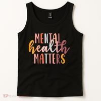Mental Health Matters Human Brain Illness Awareness Tank Top thumb 2