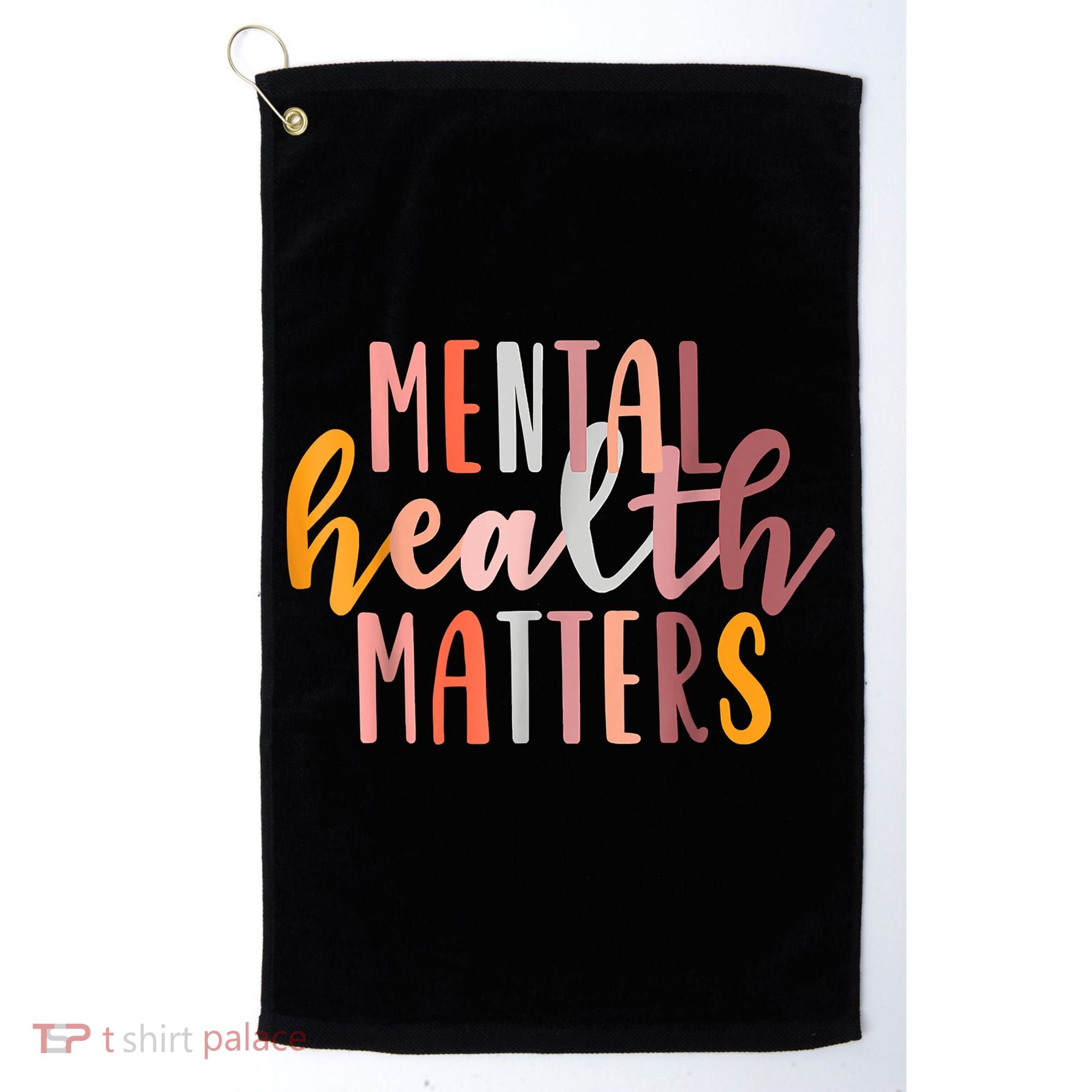 Mental Health Matters Human Brain Illness Awareness Golf Towel