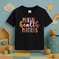Mental Health Matters Human Brain Illness Awareness Toddler T-Shirt thumb 3
