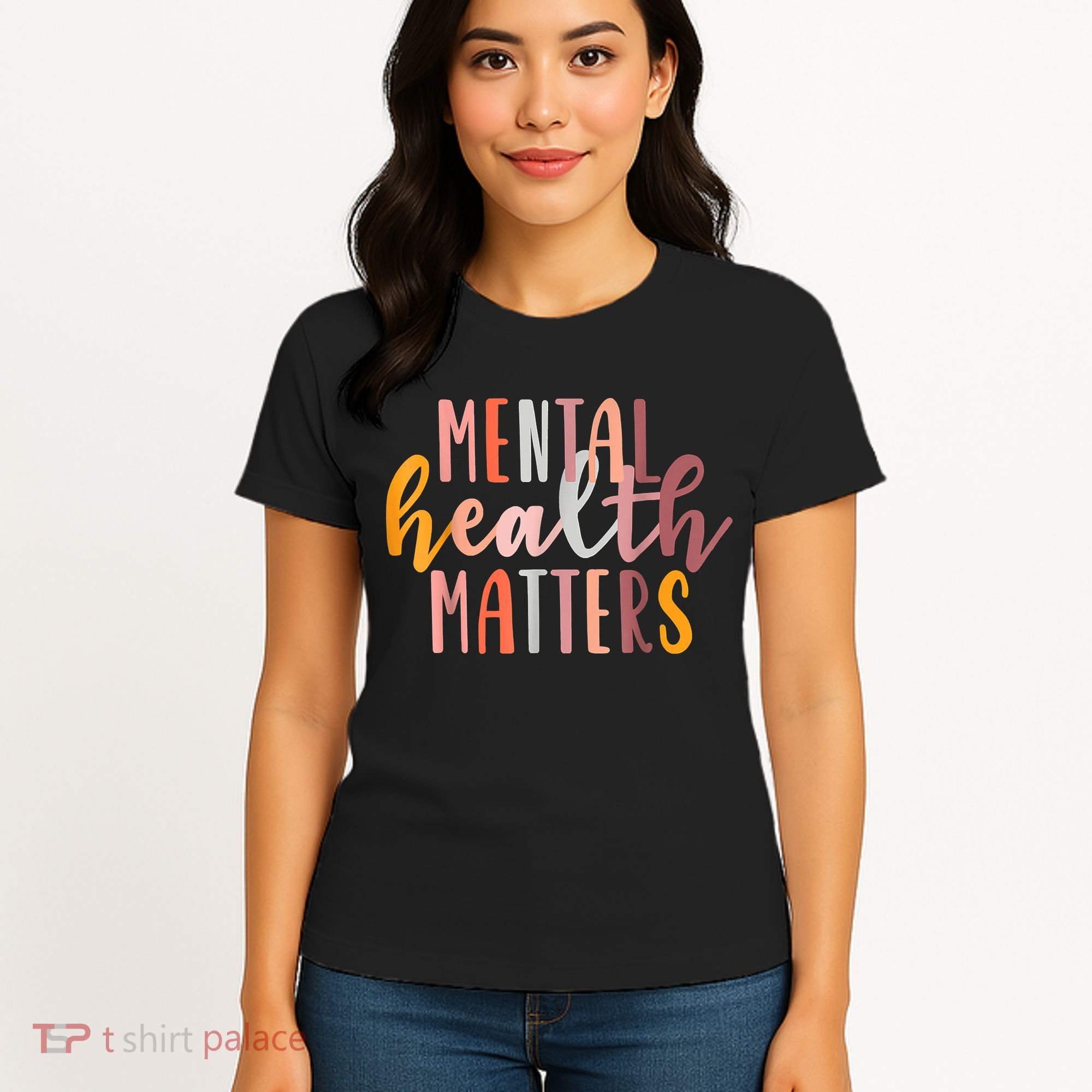 Mental Health Matters Human Brain Illness Awareness Women's T-Shirt