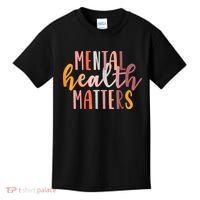 Mental Health Matters Human Brain Illness Awareness Kids T-Shirt thumb 0